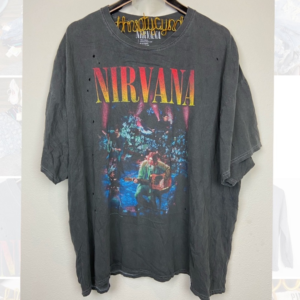 Nirvana Trunk Urban Outifitters distressed band